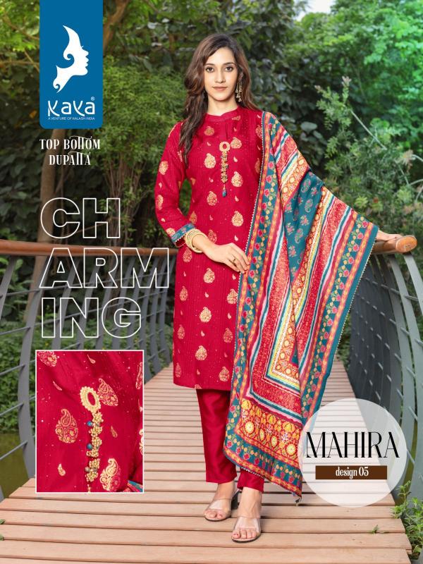 Kaya Mahira Exclusive Designer Kurti Pant With Dupatta Collection
